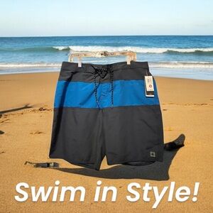 NWT: size 34 waist swim trunks